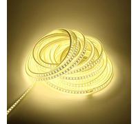 pcning AC 220V 230V Bande Lumineuse LED 5730 4000K Flexible Ruban Blanc 6 Metres avec Prise UE, 6M IP67 Waterproof LED Strip Light Lamp (Blanc, 6)