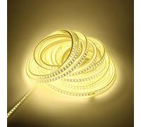 pcning Bande Lumineuse LED Exterieur 5M Blanc Etanche 220V avec Plug Blanc | 5 Metre Ruban LED , SMD 5730 120led/m Strip , 5 m Waterproof Bandeau LED , avec Prise sans transformateur , Coupable 1M