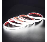 pcning Bandeau LED COB 220V 1M Auto Adhesif Avec Prise UE, 1 Metre 15 Watt Ruban LED Autocollante IP67 Etanche Strip Light 6000K Blanc Froid (1, Blanc Froid)