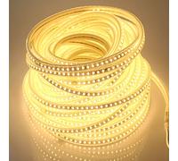 pcning Bandeau LED Exterieur IP67 Etanche 25 Metres 220V IP67 Etanche, SMD 5730 120led / m Ruban de 25m Blanc Chaud (Blanc Chaud, 25)
