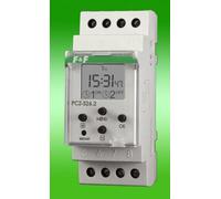 PCZ-526.4 Interrupteur horaire 2 canaux astronomique 2X 16A 2X 1P 2M 24-264V Ac/dc coupure nocturne