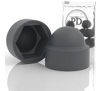 PD® Capuchons de protection hexagonaux M12 (largeur de clé 19) | Capuchons de protection en plastique anthracite pour les vis | Bouchons de protection durables pour écrous et tête de vis | 50 pièces