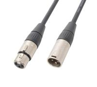 PD Connex Câble DMX tripolaire Prises XLR mâle-femelle en métal 120 Ohm 6 m