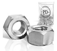 PD® Ecrou Inox M20 (DIN 934 / ISO 4032) | Ecrous Hexagonal en Acier inoxydable A2 V2A | Ecrou Hexagonal pour Vis, Boulons Filetés & Tiges Filetées | Ecrous Hexagonaux et Mecaniques | 4 pièces