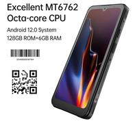 PDA portable sous Android 12, terminal PDA avec lecteur de codes-barres 1D/2D/QR, compatible 2G/3G/4G, double bande Wi-Fi, Bluetooth et fonction NFC, écran tactile pour