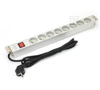 PDU rack 19" 8x 2P+T avec interrupteur A-19-STRIP-2-IMP