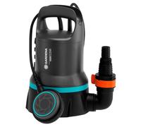 Pe éva subs 9000 Gardena : Ppe p eaux claires débit 9 000 l/h, comm flott ac opti fonction continu, aspir plat 2 mm, syst rac rap 300 W (09030-20)