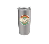 Peace For All Unity Love and Peace Love Inspire Connection Gobelet isotherme en acier inoxydable double paroi