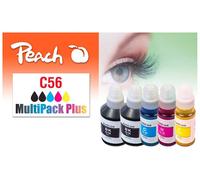Peach 321698 cartouche d'encre 5 pc(s) Compatible Standard Yield Black, Cyan, Magenta, Yellow