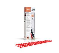 Peach Lot de 100 Peignes de reliure plastique Rouge A4 8 mm 45 feuilles PB408-03