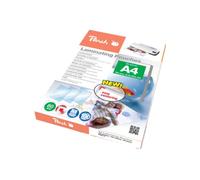 Peach PP580-02 : Pochette plastique A4 transparente finition brillante, épaisseur 0.8mm, lot de 100 pièces. Référence : PP580-02