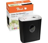 Peach Destructeur de documents PS500-10 Coupe croisée 11 L Noir 72 dB Niveau 3 22 cm
