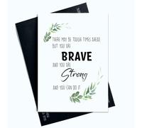 Peachy Antics Carte de rétablissement inspirante « Get Well Soon » - Mots encourageants pour les moments difficiles - Carte de vœux attentionnée pour réconforter les esprits et offrir un confort pour