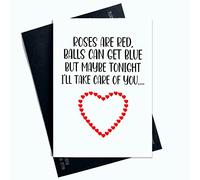 Peachy Antics Funny Cards SP2 Carte de Saint-Valentin humoristique Inscription Roses Are Red
