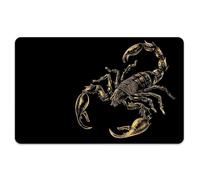 Peacoblue Lot de 4 Autocollants Cartes Bancaires Scorpion