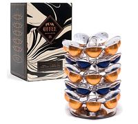 Peak Coffee Distributeur Capsule pour Nespresso Vertuo Vertuoline 30+ Dosettes | Porte Capsules Compatible avec Nespresso Vertuo | Range Dosette Rotatif