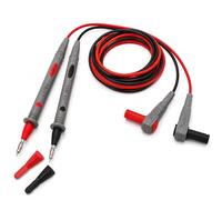 Peak Tech 1 Paire Flexible Multimètre de cordons de mesure 120 cm, sécurité - Test Kit câble, 1000 V AC/DC, 10 A, Cat III/IV, 1, TKS Lot de 4