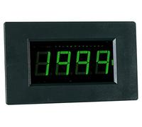 Peak Tech affichage LED Vert - Digital Voltmètre/Ampèremètre comme instrument à encastrer - 1999 chiffres Digits, 14 mm Hauteur, 1 pièce, LDP-240