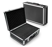 Peak Tech P 7310 - Mallette Universelle pour Instruments de Mesure, Robuste en Aluminium, Compartiment à Outils, Rembourrage en Mousse, Verrouillable, Anti-Poussière, XL - 460 x 330 x 150 mm