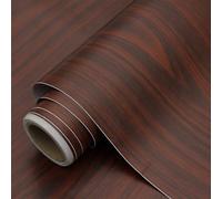Peakjune Panneau Bois Decoratif Interieur,Vinyle Adhesif Bois Meuble Rouleau,Papier Peint Bois Autocollant Film,RéSistant à L'Humidité,ImperméAble,pour Salon,Chambre à Coucher