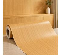 Peakjune Papier Peint Bois Autocollant Film,Vinyle Adhesif Bois Meuble Rouleau,Papier Peint Autocollant en Bois,RéSistant à L'Humidité,ImperméAble,pour Salon,Chambre à Coucher