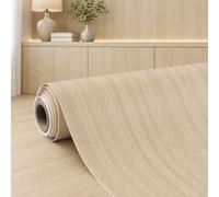 Peakjune Papier Peint Bois Autocollant Film,Vinyle Adhesif Bois Meuble Rouleau,Papier Peint Autocollant en Bois,RéSistant à L'Humidité,ImperméAble,pour Salon,Chambre à Coucher
