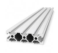 Peakjune Profilé en Aluminium Argenté,Profilé en Aluminium Extrusion LinéAire,Profil De Montage pour CNC DIY,Installation Facile,pour Imprimante 3D DIY Et Machine CNC