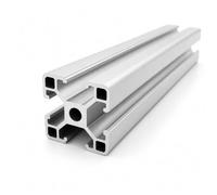 Peakjune Profilé en Aluminium Argenté,Profilé LinéAire Anodisé en Aluminium,Profil De Montage pour CNC DIY,DéCoupe De Haute PréCision,pour Imprimante 3D DIY Et Machine CNC