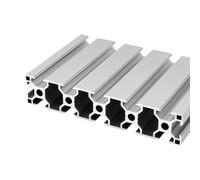 Peakjune Profilé en Aluminium Argenté,Rail LinéAire Anodisé Rainure en T,Profil en Aluminium T Extrusions AnodiséEs,LéGer Et Flexible,pour Imprimante DIY 3D DIY Et Machine CNC