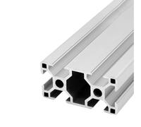Peakjune Profilé en Aluminium Argenté,Rail LinéAire Anodisé Rainure en T,Profil en Aluminium T Extrusions AnodiséEs,LéGer Et Flexible,pour Imprimante DIY 3D DIY Et Machine CNC