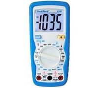 PeakTech 1035 - Multimètre Numérique RMS CAT III avec Voyant Lumineux, Testeur de Batterie, Voltmètre, Multimètre Portatif, Ampèremètre Électronique, Testeur de Continuité - Max. 600 V G