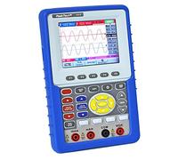 PeakTech 1205 - Oscilloscope Numérique Portable à 2 canaux (20MHz) & Multimètre True RMS (4000 counts) avec Interface USB et Écran Couleur 3,8", DSO, Étui et Accessoires