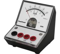 PEAKTECH 205-04 - Ampèremètre, analogique, appareil de bureau, 0 - 50 mA / 500 mA