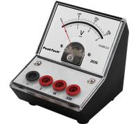 PEAKTECH 205-07 - Voltmètre, analogique, appareil de bureau, 0 - 3 V / 15 - 300 V