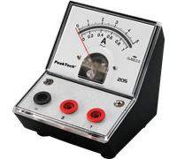 PEAKTECH 205-09 - Ampèremètre, analogique, appareil de bureau, 0 - 1 A / 5 A c.a.