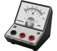 PEAKTECH 205-10 - Ampèremètre, analogique, appareil de bureau, 0 - 5 A / 10 A c.a.