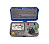 PeakTech 2675 - Appareil de Mesure d'isolation analogique, Mesureur d'isolation, Calibré, Testeur de continuité, Voltmètre, Circuits, Fusibles, Data-Hold, Testeur d'isolation