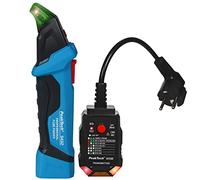 PeakTech 3432 Détecteur de fusibles/circuit électrique avec testeur de prise 230 V Schuko