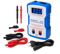 PeakTech 5002 - Testeur LED 0-300 V DC avec démarrage progressif et accessoires - Outil de test et de réparation d'éclairage - Tension de sortie automatique 100-200 V AC