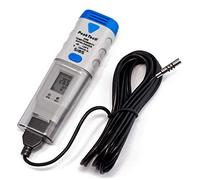 PeakTech 5185 - Enregistreur de Données USB avec 32.000 lectures pour la Mesure de l'Humidité et de la Température, Écran LCD, Logiciel PC, Capteur Externe - 60g