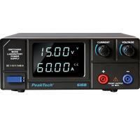 PEAKTECH 6168 - Alimentation de laboratoire, 1 - 15 V, 0 - 60 A, 1 canal