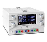 PeakTech 6192 - Alimentation de laboratoire 2 x 0-60 V / 0-2,5 A DC SELV linéaire Alimentation avec transformateur d'isolement, alimentation de laboratoire avec USB & logiciel