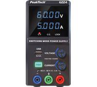 PEAKTECH 6224 - Alimentation de laboratoire, 0 - 60 V, 0 - 5 A, 1 canal