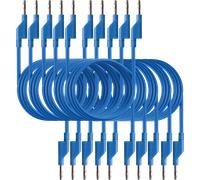 PEAKTECH 7048BL - Cordon d'essai, 0,75 m, bleu, empilable