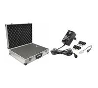 PeakTech 7265 - Mallette Universelle pour Instruments de Mesure, Mallette Robuste en Aluminium & ANSMANN Chargeur de batterie ACS48 - Appareil de recharge pour 4 à 8 accumulateurs NiMH/NiCd