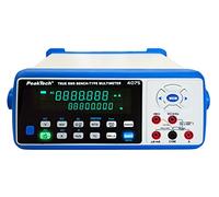PeakTech Multimètre de table numérique 4 5/6 chiffres avec USB, Lan, Bluetooth, Rs-232 et carte SD, 1 pièce, P 4075
