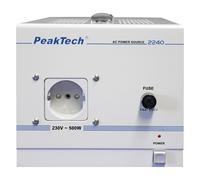 Transformateur d'isolement PeakTech P 2240 230V AC 2,5A 500W séparation galvanique
