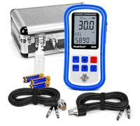 PeakTech P 5225 Mesureur d'épaisseur à ultrasons pour une mesure précise de l'épaisseur des matériaux de 1.00 mm à 300.0mm