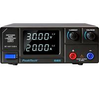 PeakTech P 6165 Alimentation à découpage CC 1–30 V / 0–20 A – alimentation de laboratoire puissante pour l'électronique, l'atelier et les techniques de contrôle
