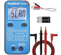 PeakTech P1072 - Multimètre numérique True RMS SMART avec fonction Auto-Range - Multimètre numérique avec écran LCD à 4 000 comptes